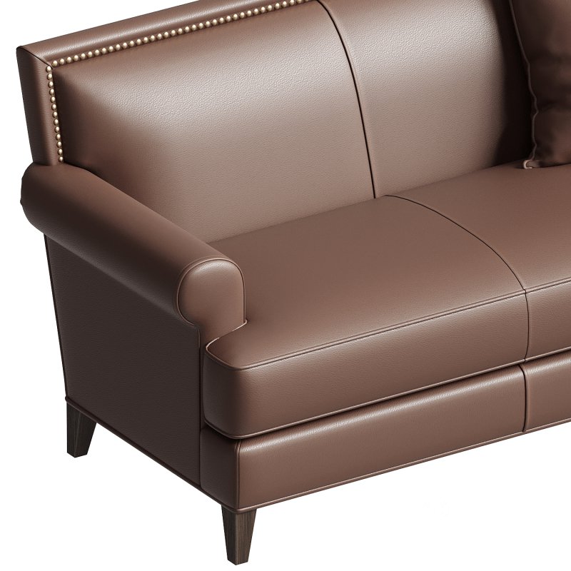 Juliana Leather Sofa Image 4