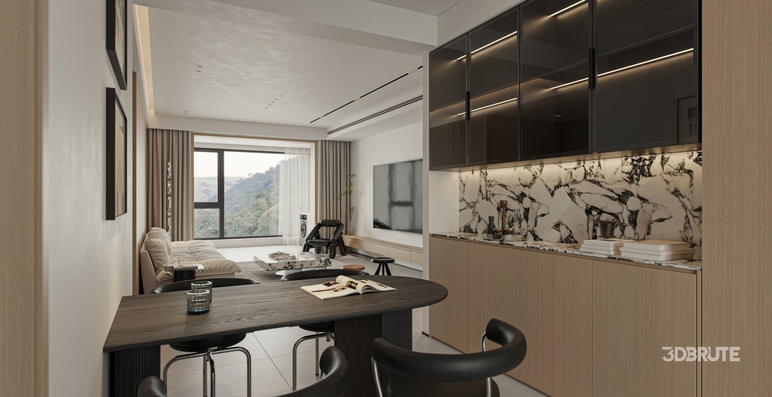 living room dining room Image 8