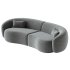 Family Curved Sofa Kassavello - Thumbnail 4