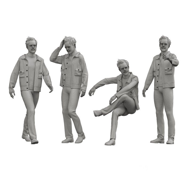 casual man with jacket Image 2