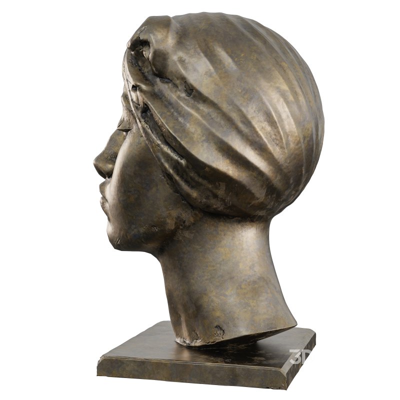 Antique Woman head Statue Image 4