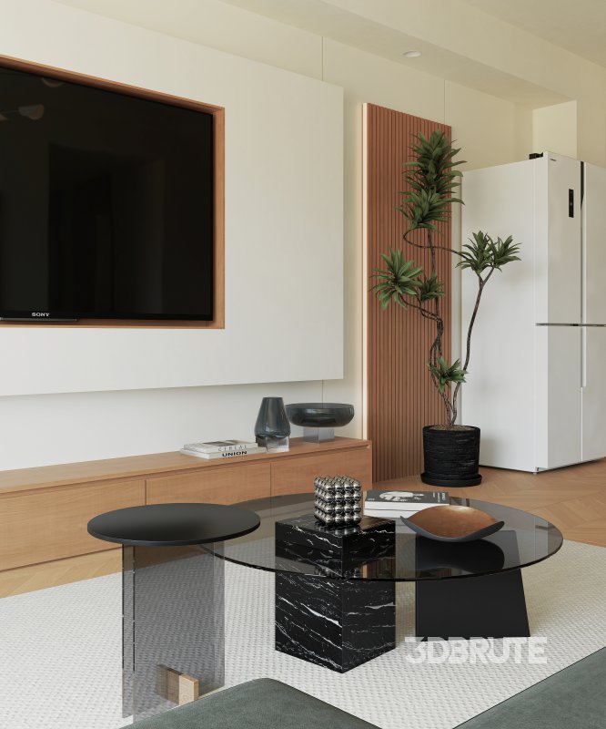 Modern living and dining room Image 3