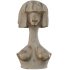 Ancient Stone Bust – Minimalist Female Figure - Thumbnail 3