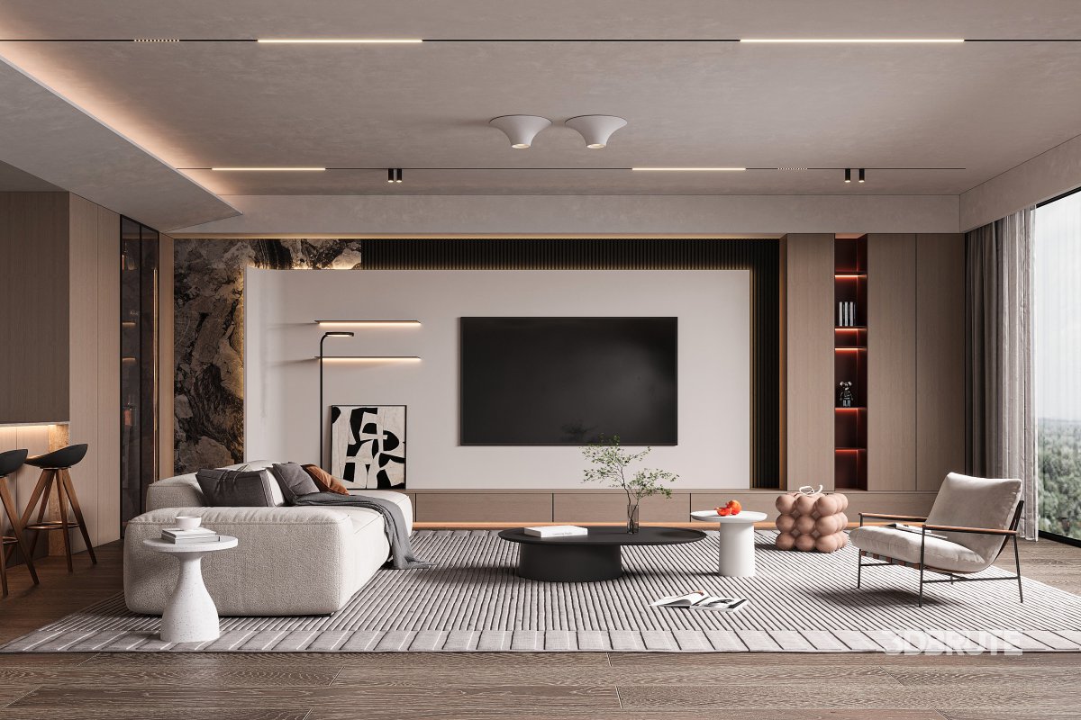 modern living room Image 1