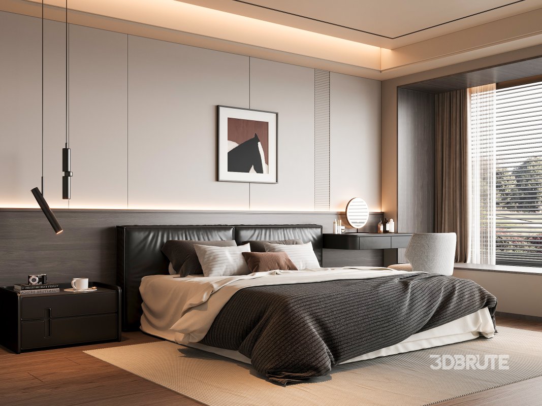 Modern bedroom Image 1
