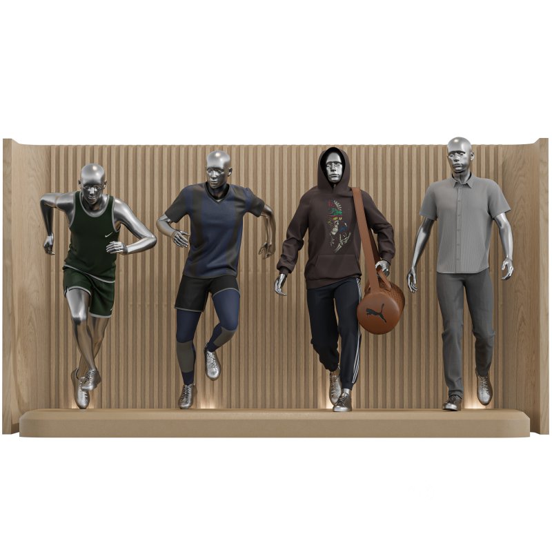 Sport Man Mannequin Store Image 1