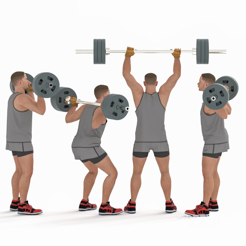 Bodybuilder Man 04 Poses Image 4