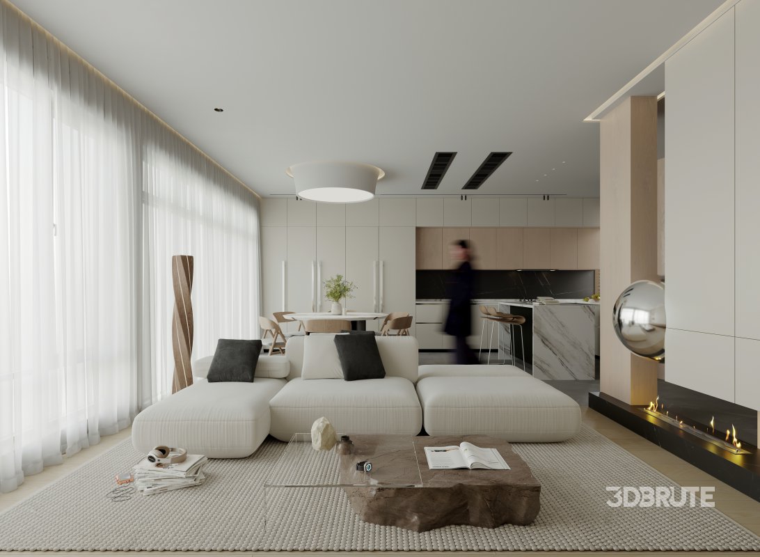 living room dining room Image 3