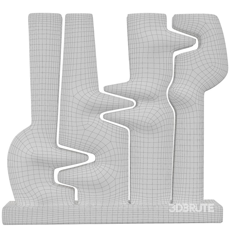 Abstract Geometric Sculpture Image 3