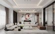Modern living room and dining room interior scene - Thumbnail 1