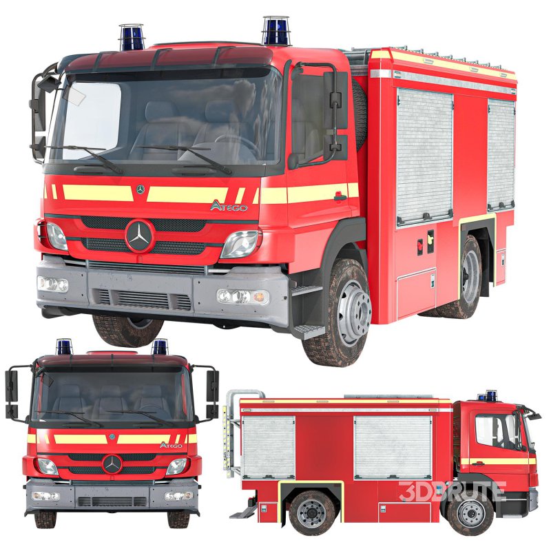 Fire Truck Mercedes Benz Atego Image 6