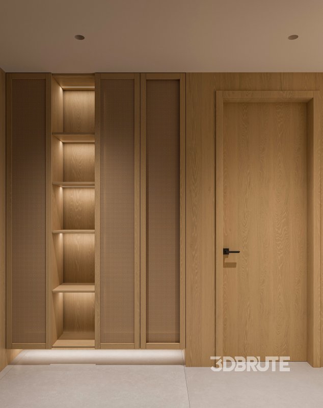 Modern living room and dining room interior scene Image 4