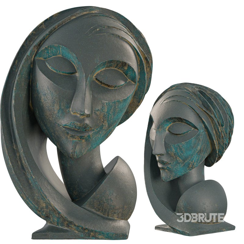 Antique Serene Meditation Figure Sculpture Image 6