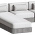 Beaumont Outdoor Four Piece Double Chaise Sectional - Thumbnail 5