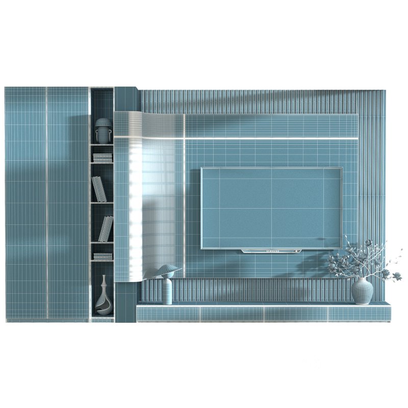 TV Wall set 04 Image 5
