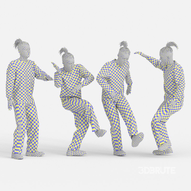 Manin 04 Poses Street Dance Image 4