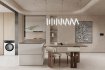 Modern living room and dining room interior scene - Thumbnail 1
