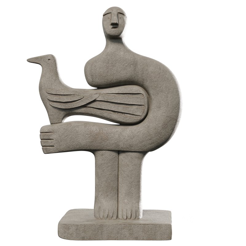 Concrete Historian Statue 03 Image 5