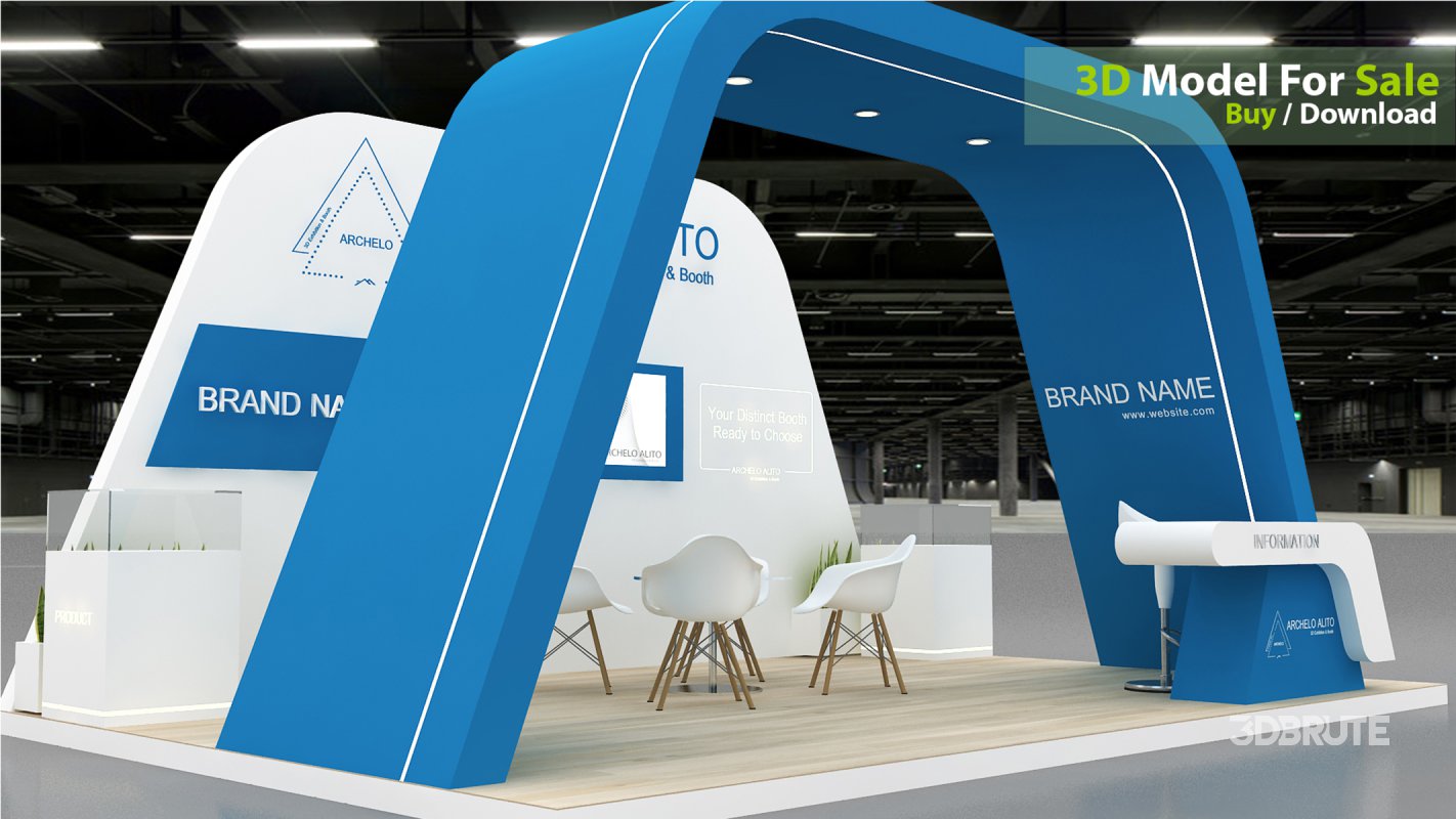 exhibition 3d model Image 5