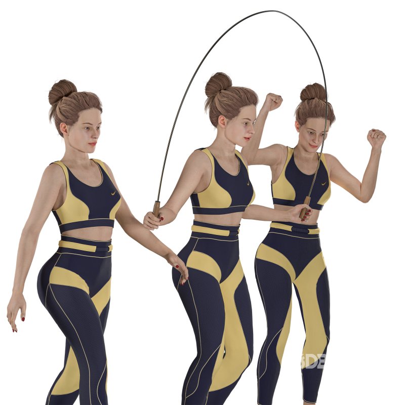 Sport Woman Set 01 Image 5