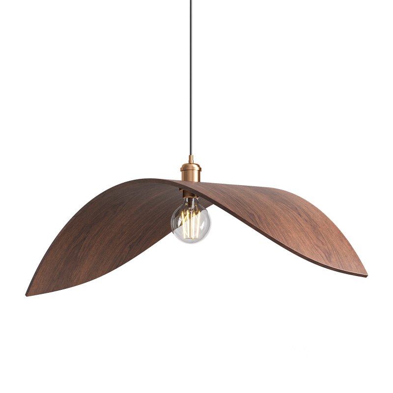 Japandi Wooden Pendant Light Image 3