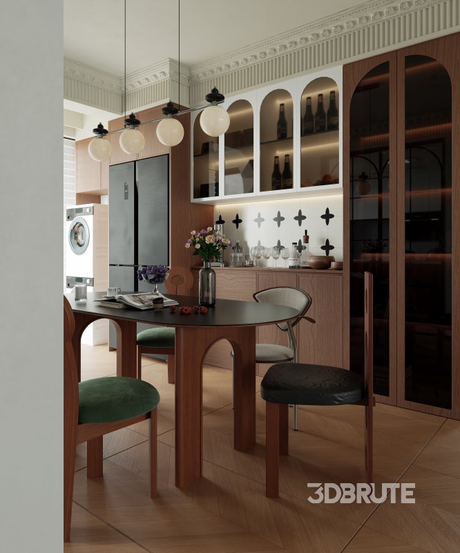 Eclectic living and dining room Image 8