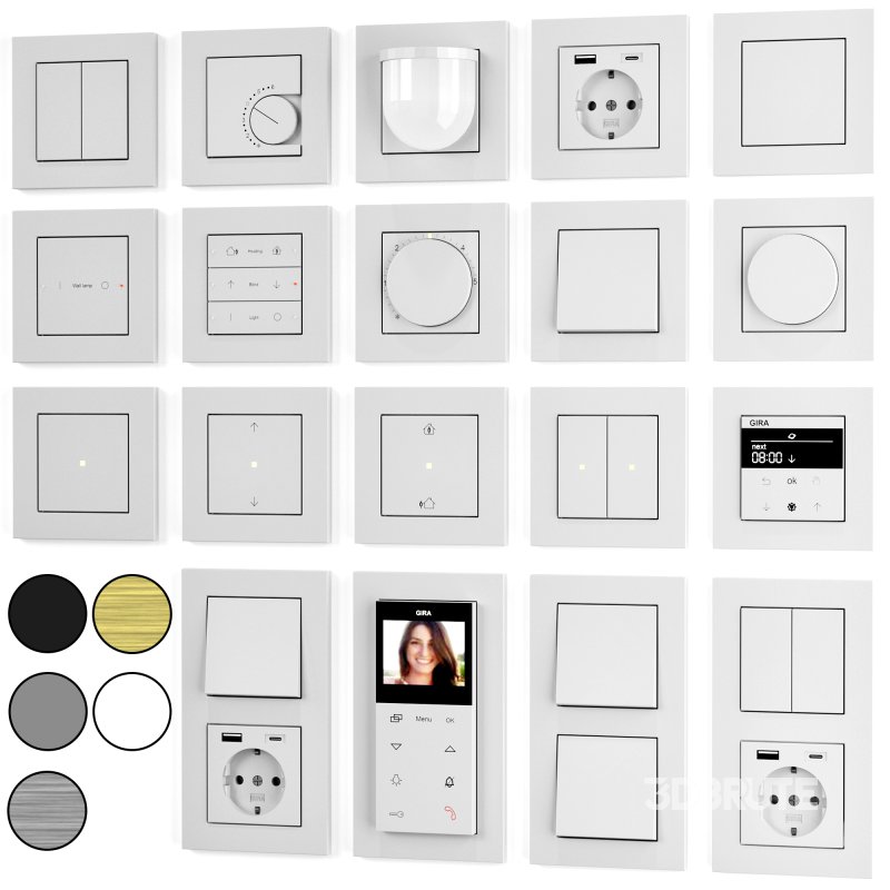 GIRA switches and sockets collection Image 5