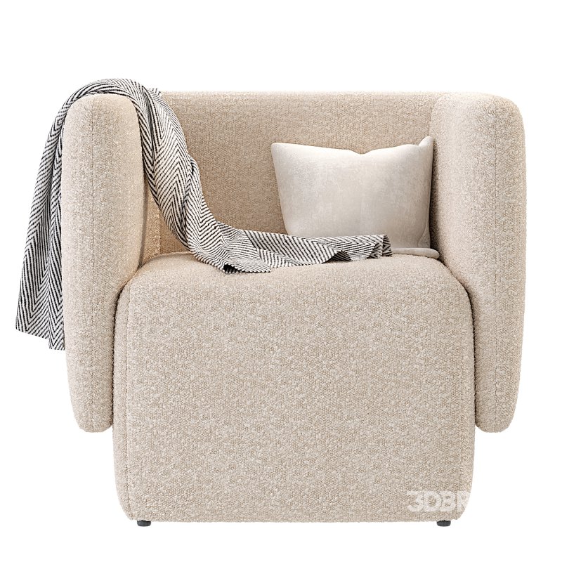 Linus Upholstered Armchair Image 1