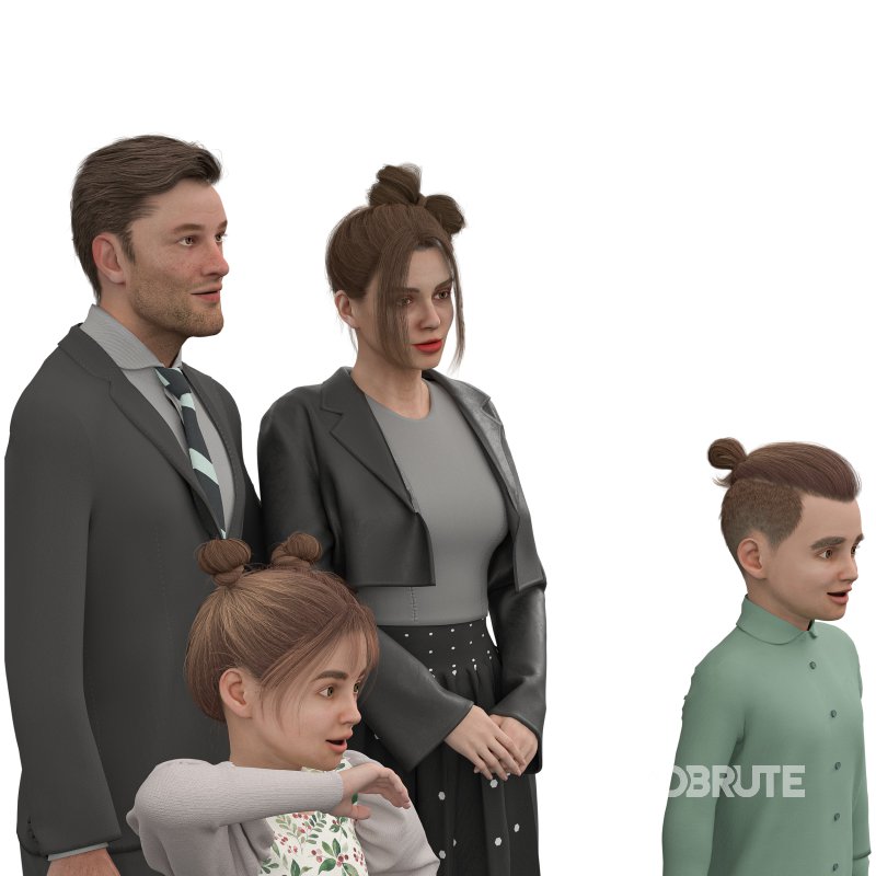 Family in Christmas Day Image 3