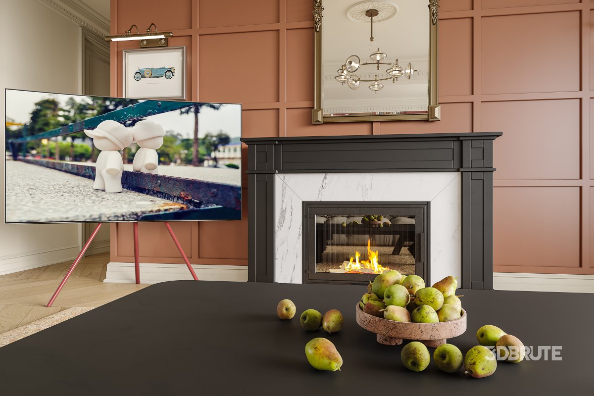 Eclectic living and dining room interior Image 4