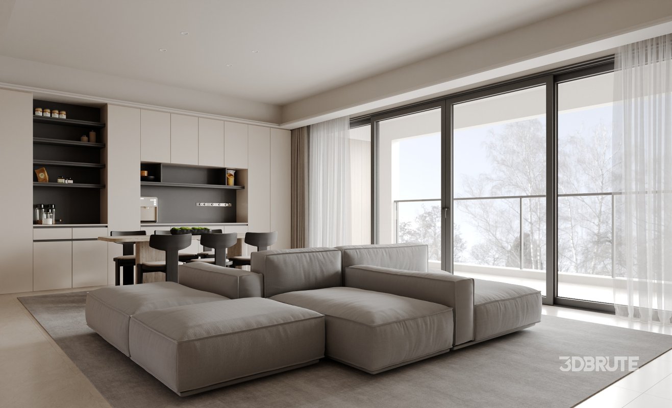 living room dining room Image 3