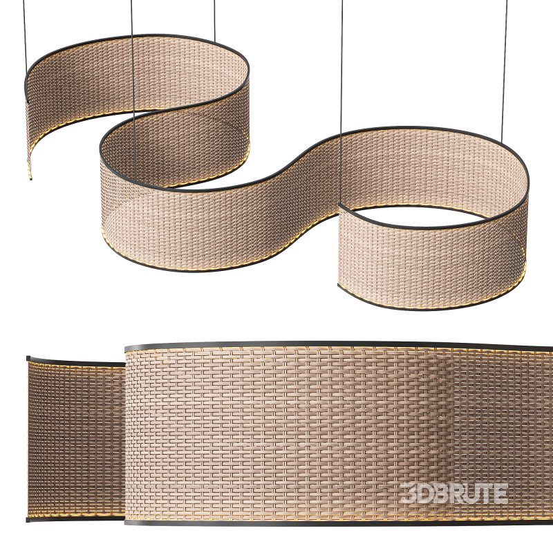 Japandi Style Flow Pendant Light Image 4