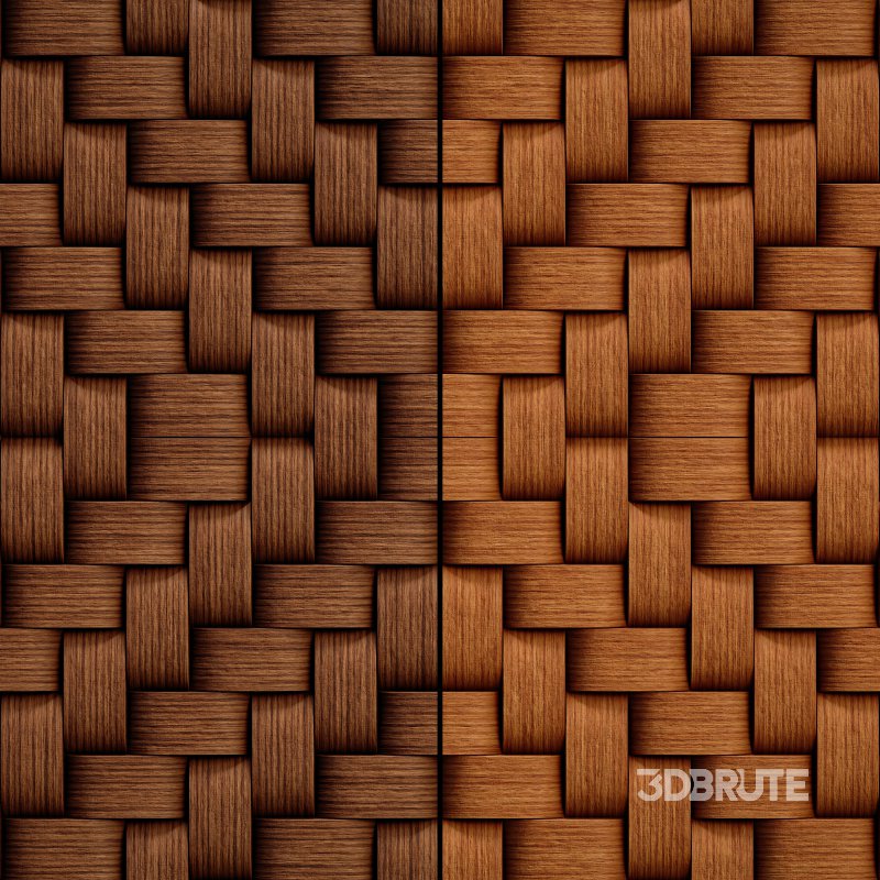 Unlimited Bamboo Weave 05 – Procedural SBSAR Image 2