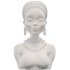 Polished Wood Bust 3D Model Stylized Female Figure - Thumbnail 1