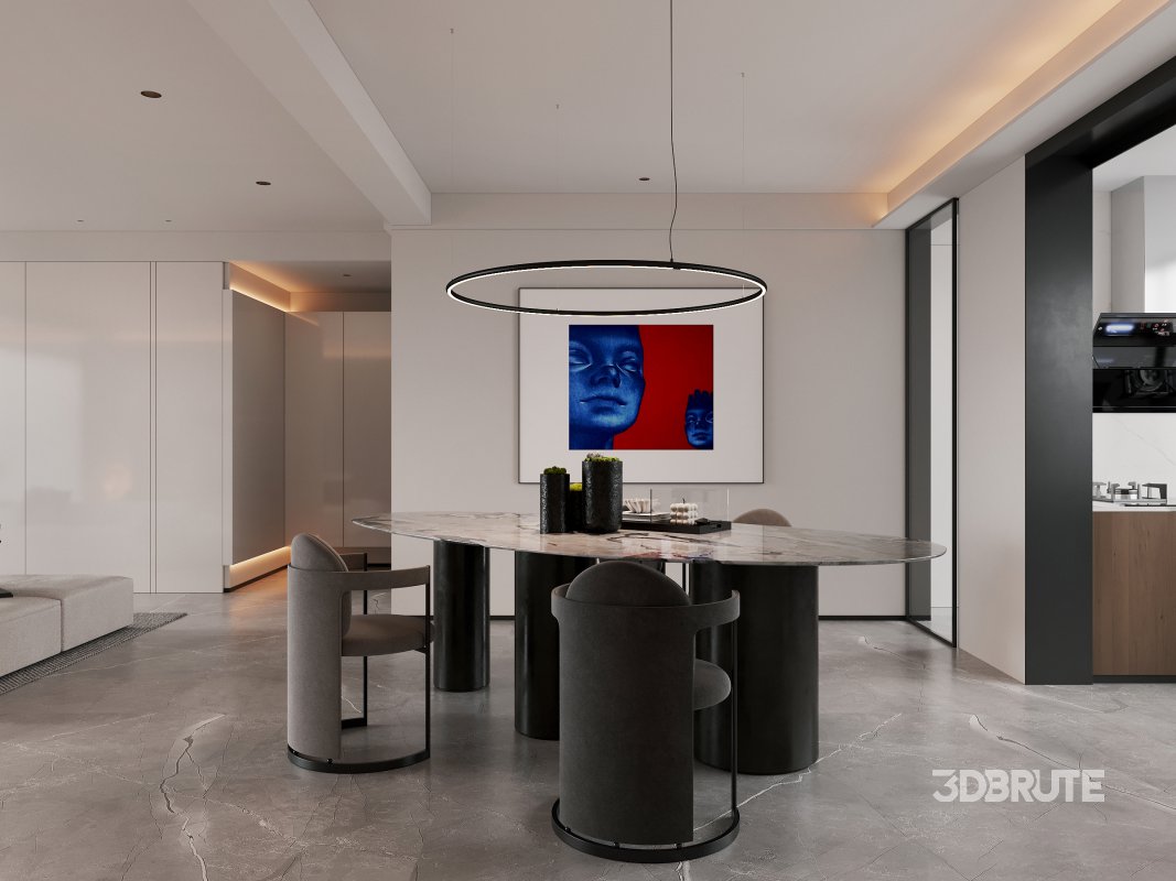 living room dining room Image 3