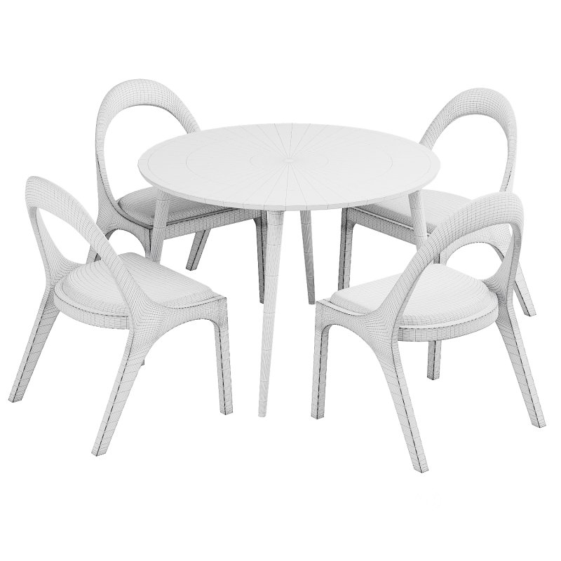 Dinning chair and table299 Image 6