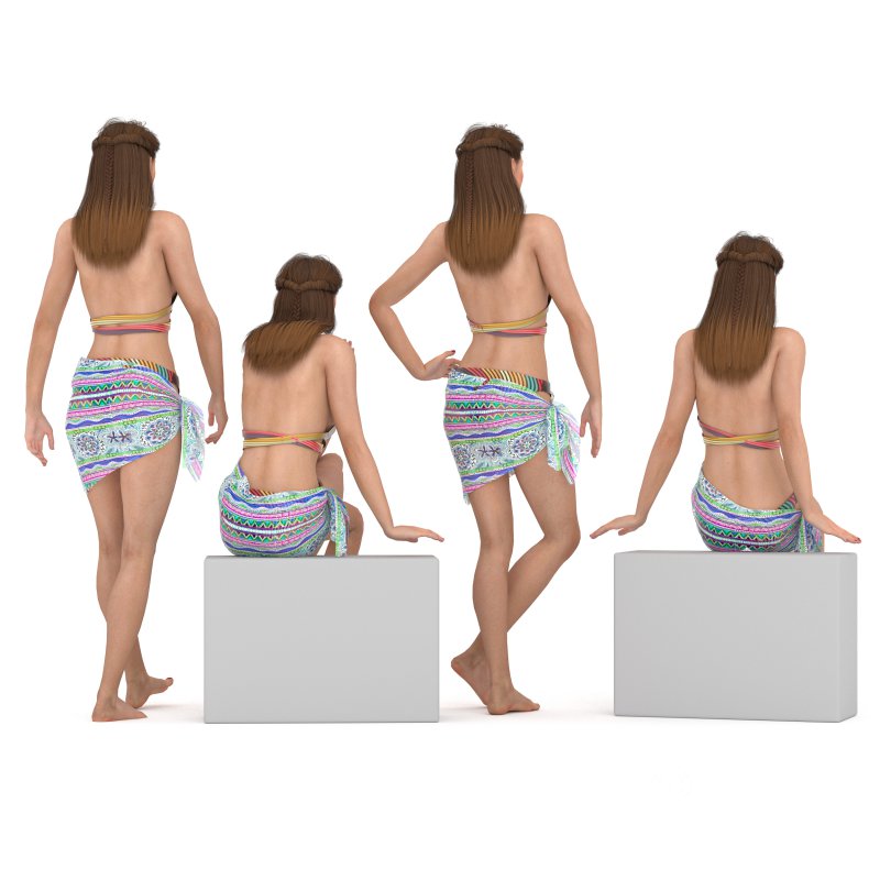 woman beach wear bikini Image 2