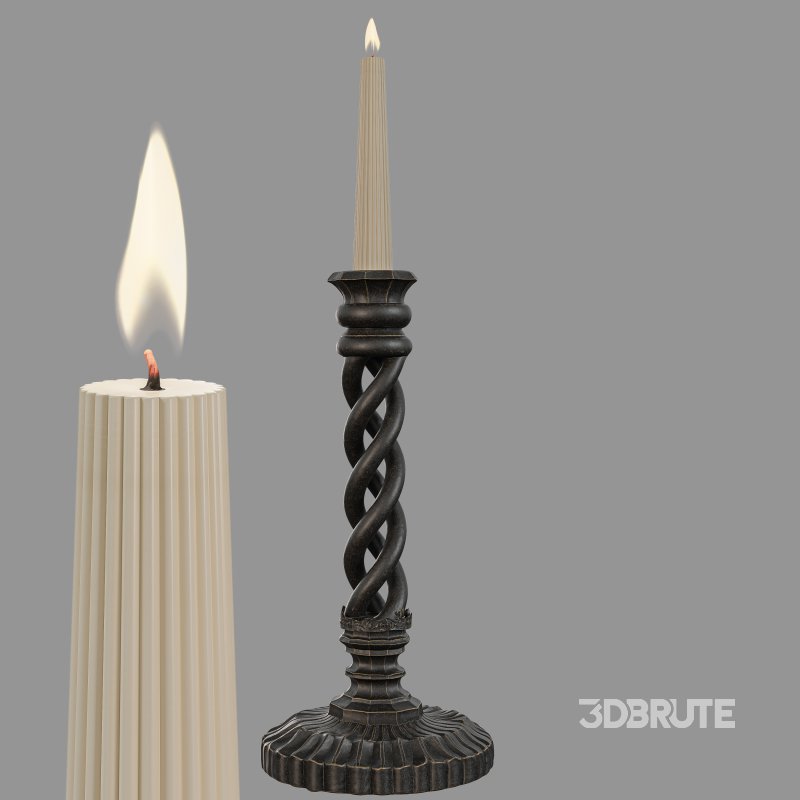 decorative candlestick holder Image 4