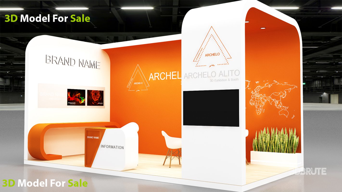 3D Exhibition Booth Model Image 8