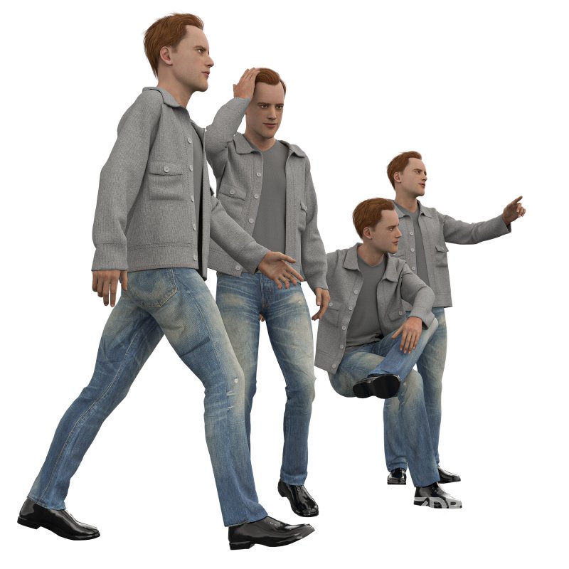 casual man with jacket Image 4