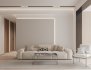 Modern living room and dining room interior scene - Thumbnail 1