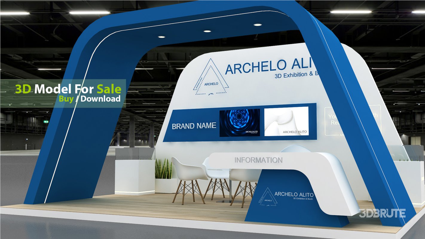 exhibition 3d model Image 1