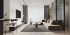 Modern living room and dining room interior scene - Thumbnail 3