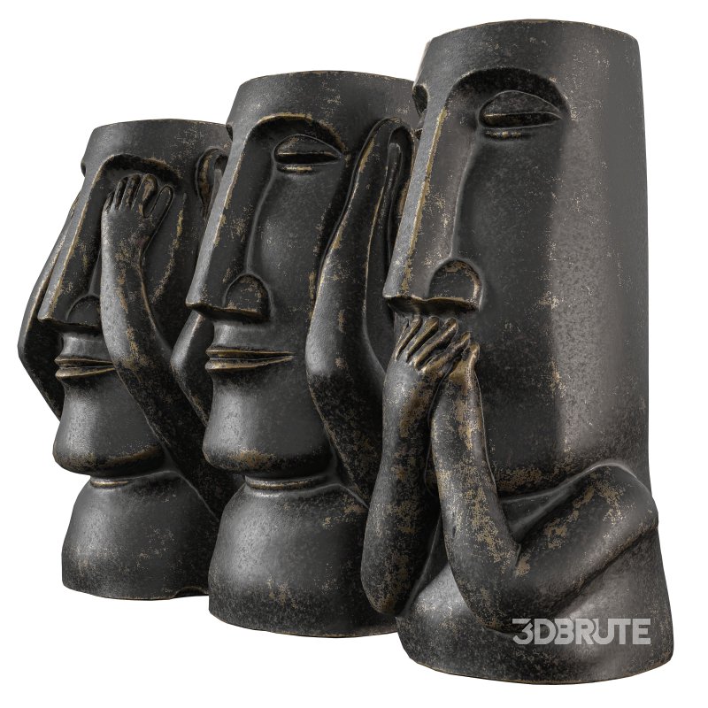 3 Pot Sculpture Image 5