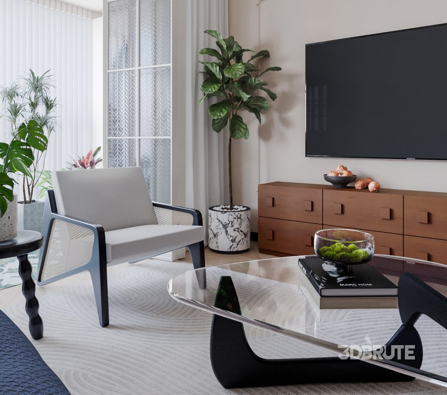 Eclectic living and dining room Image 7