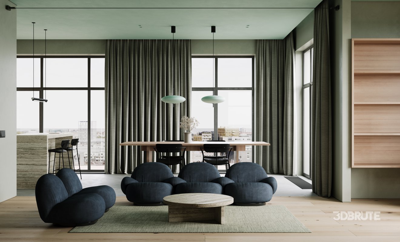 living room dining room Image 4