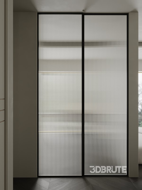 Modern living room and dining room interior scene Image 2