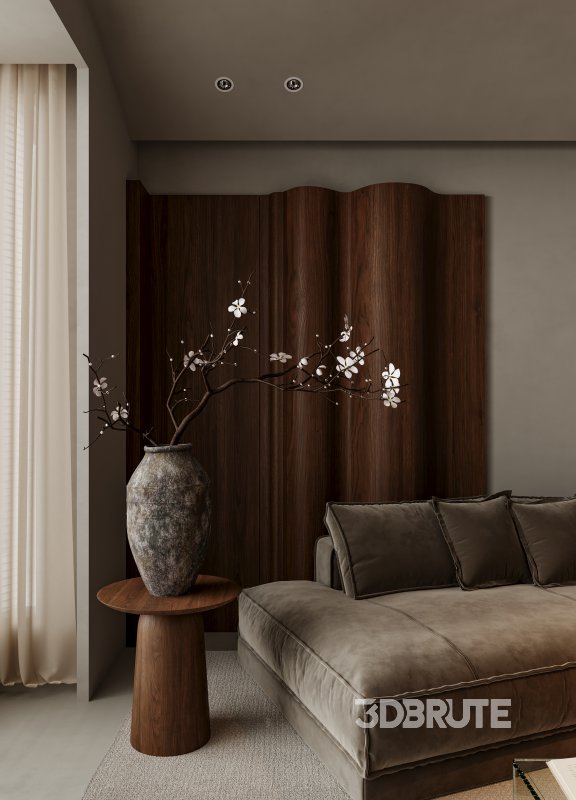 Wabi-sabi living room Image 5