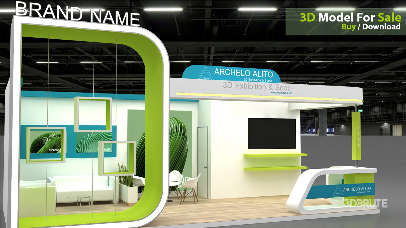 3d kiosk booth exhibition Image 5