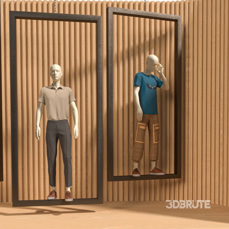 Vitrin Clothes Store Man Image 5